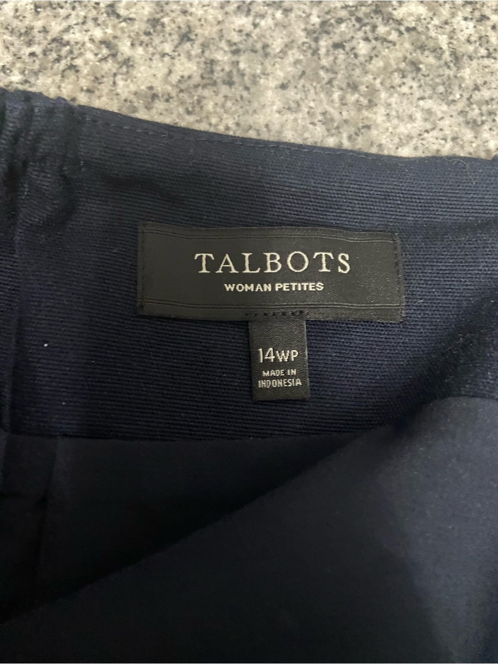 Vintage TALBOTS Womens Petites Nautical Sailboat Skirt Navy Blue Red White 14WP - Picture 10 of 16
